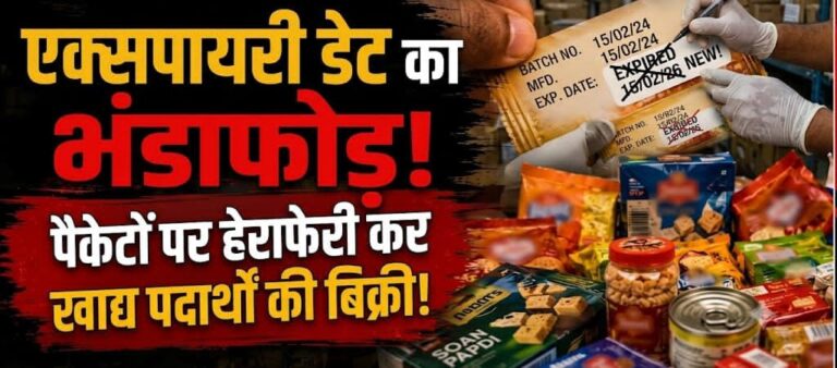 खाद्य पदार्थों की तारीखों में हेराफेरी का भंडाफोड़